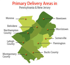 Primary Delivery Areas